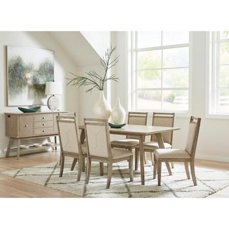 Progressive Furniture Dining Room Dining Table, Weathered Taupe D887-10